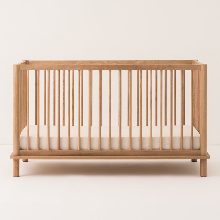 Latitude Evolving solid oak crib 70x140 cm, oak wood