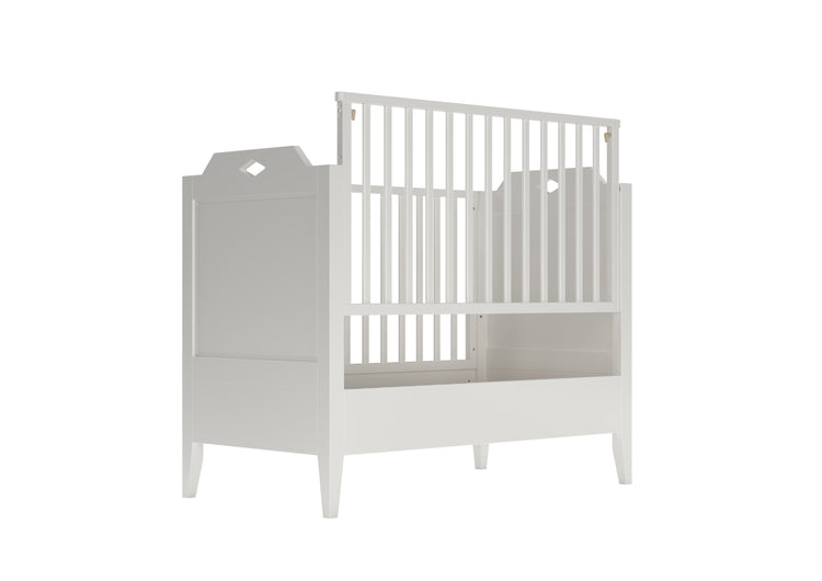 Luca Baby Bed, 60x120cm, White