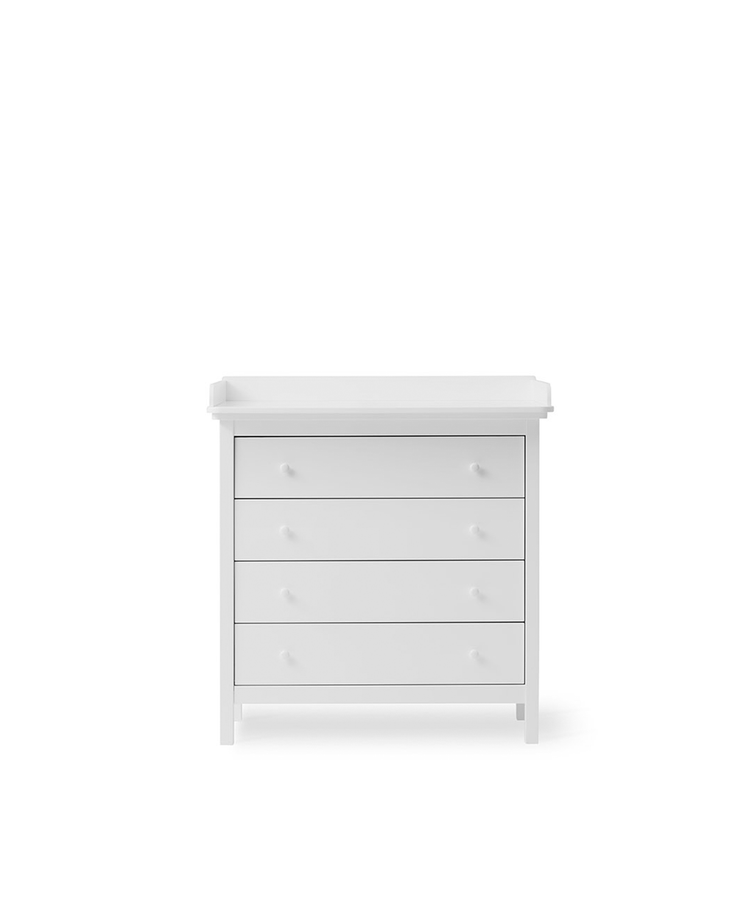 Seaside Nursery Dresser 4 drawers, White