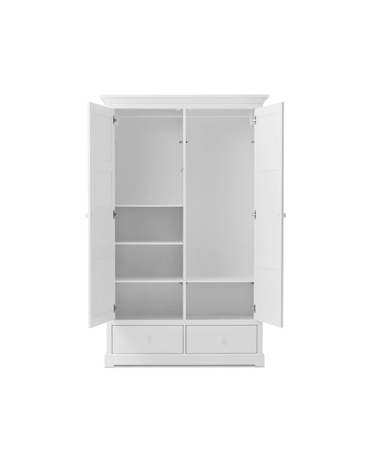 Seaside Wardrobe 2 doors, White