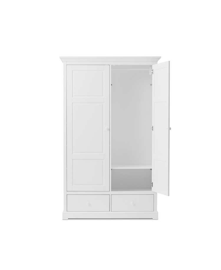 Seaside Wardrobe 2 doors, White