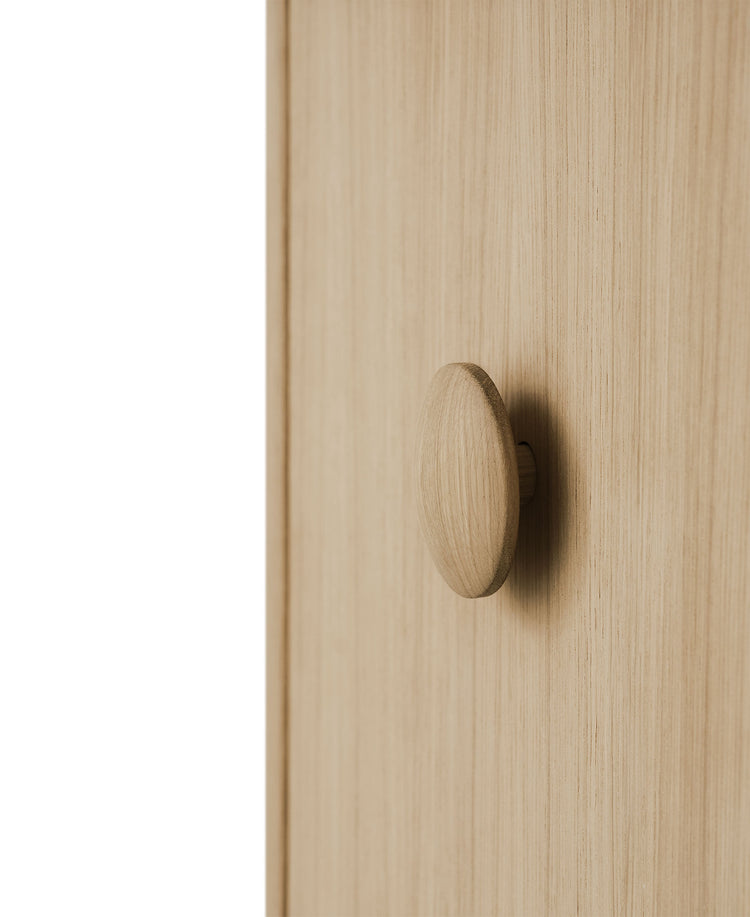 Wood Wardrobe 2 doors, Oak