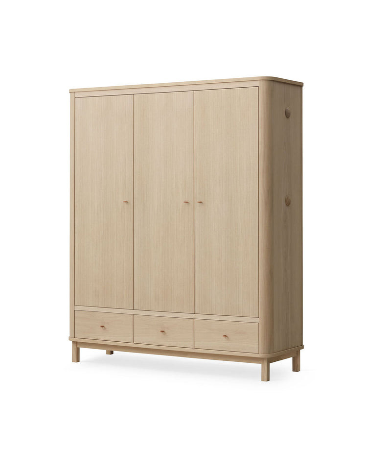 Wood Wardrobe 3 doors, Oak