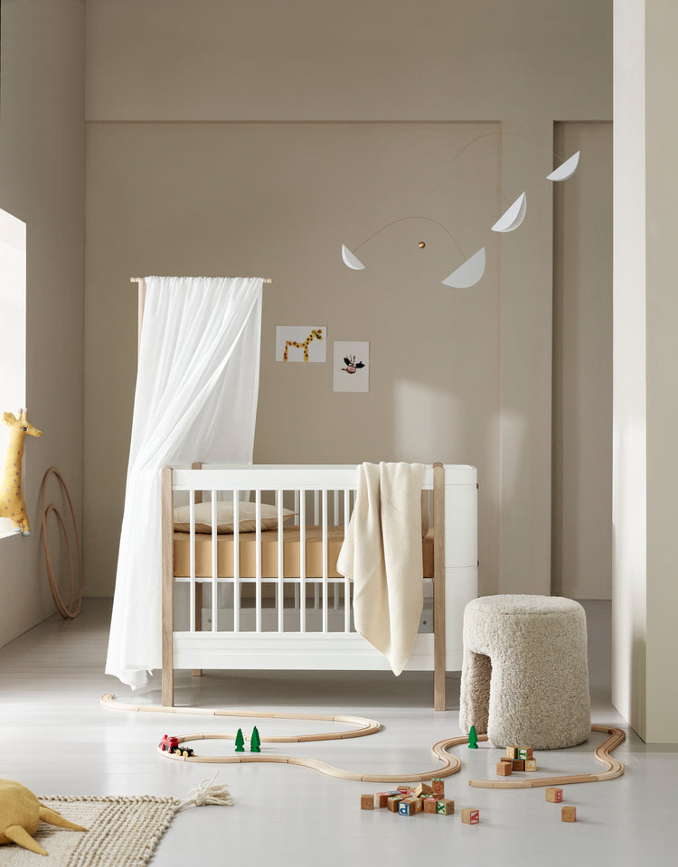 Bed Canopy for Wood Mini+ cot, White