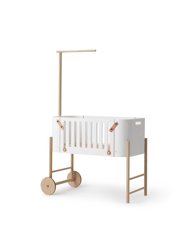 Holder for Co-sleeper bed canopy & mobile, Oak