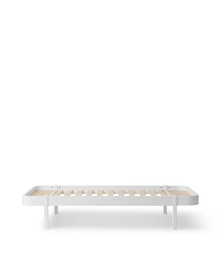 Letto Oliver Furniture Wood Lounger Bed 120x200 cm, Bianco