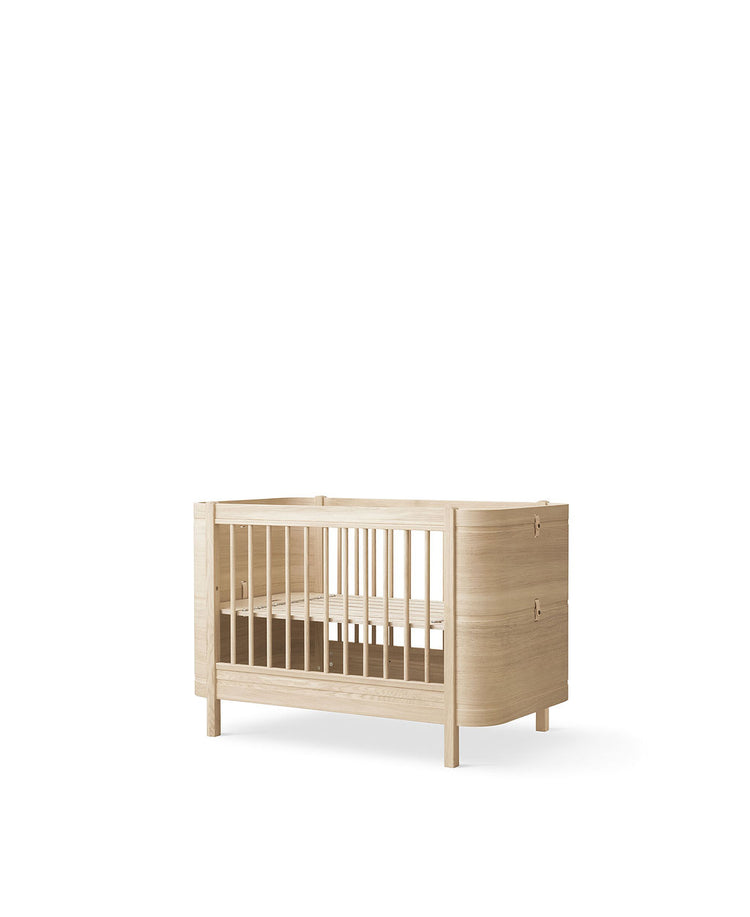 Wood Mini+ Cot, 0-3 years, Oak