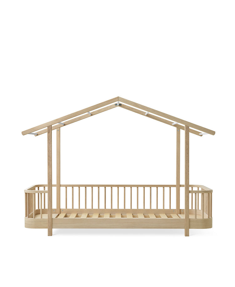 Letto Wood Original House 90x200 cm, Rovere