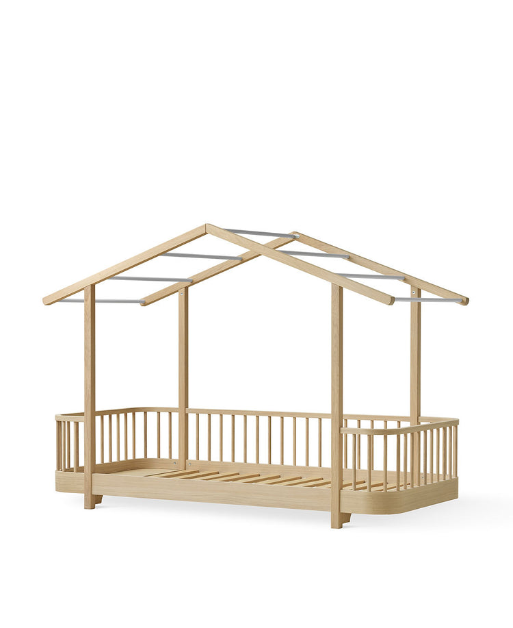 Letto Wood Original House 90x200 cm, Rovere