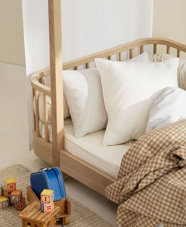 Letto Wood Original House 90x200 cm, Rovere
