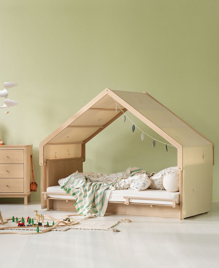 Letto da tetto Camp Novel 120 x 200 cm, betulla/rovere