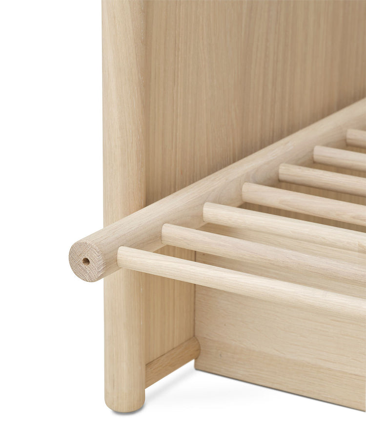 Camp Novel cot bed/bed 60 × 120 cm cm/120 × 200 cm, oak