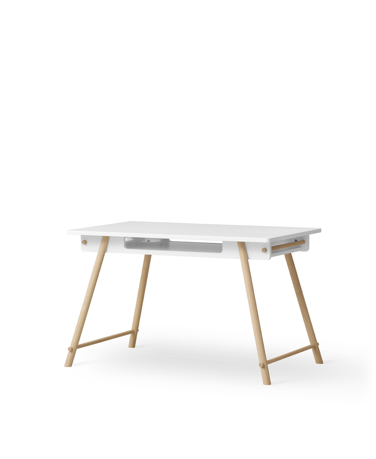 Camp Junior Desk adjustable, White/oak