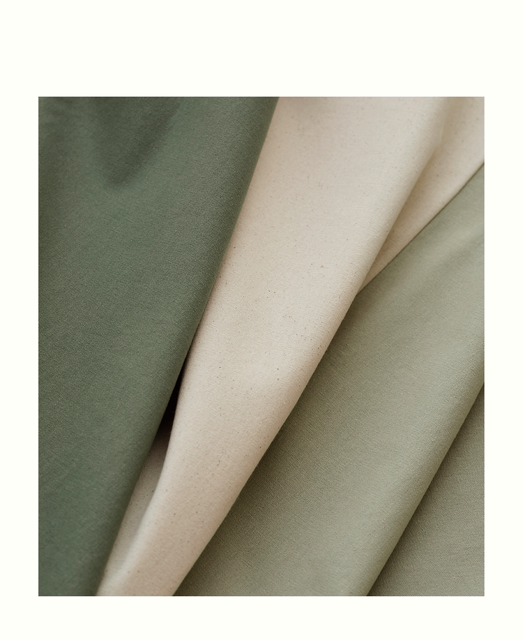 Camp Bed Canopy Circus, Green/undyed