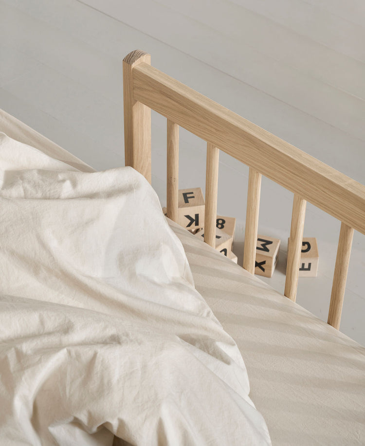 Wood Mini+ Junior Bed, Oak