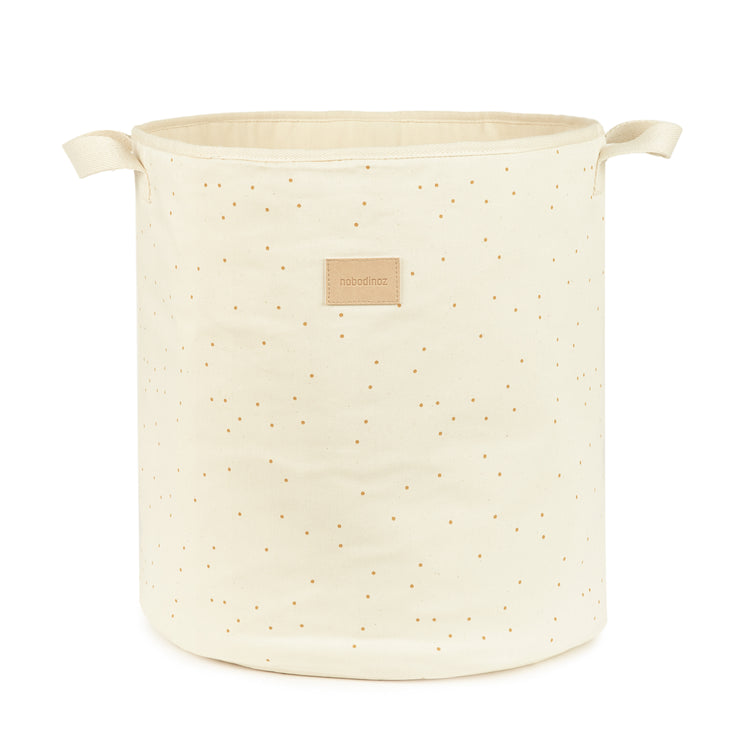 Storage basket Playground, natural honey sweet dots