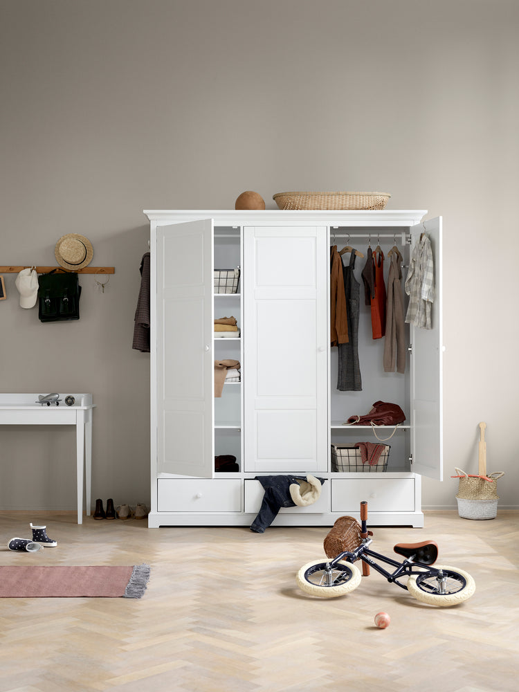 Seaside Wardrobe 3 doors, White