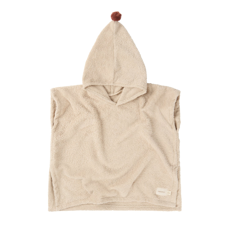 So cute baby poncho 3-5 years, almond