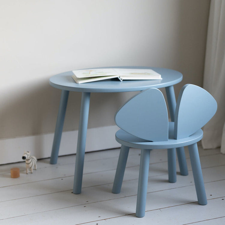 Nofred Mouse chair & table set, Blue