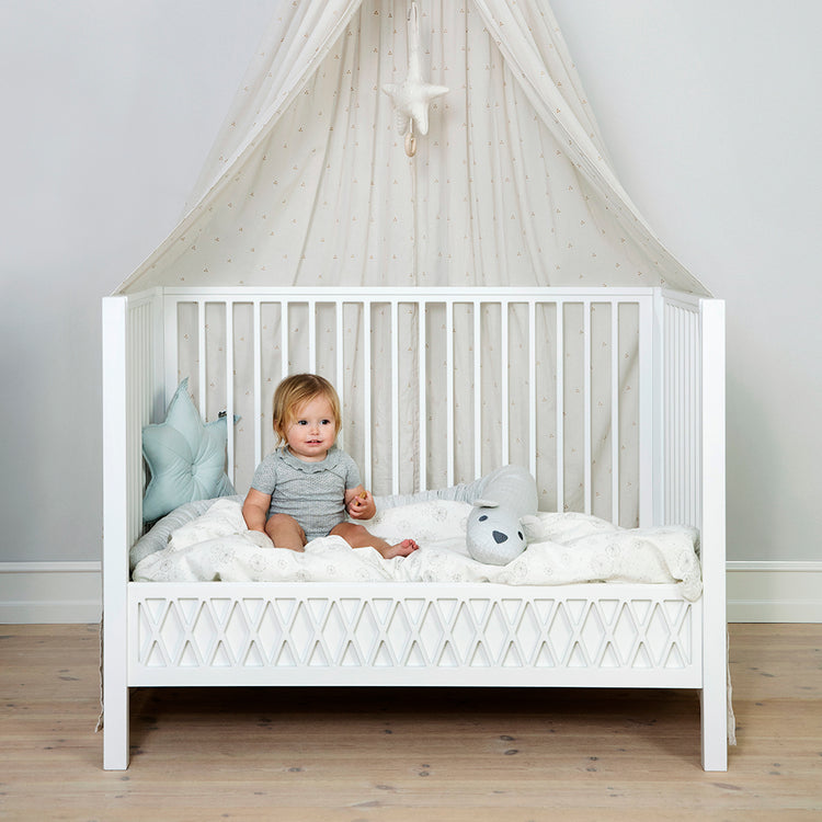 Harlequin Baby Bed, 60x120cm, White