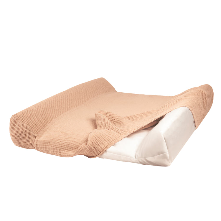 Changing cushion in washed cotton Wabi-Sabi, powder pink