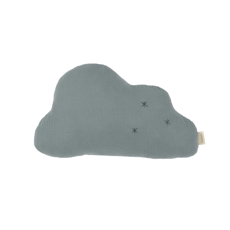 Cloud cushion muslin Wabi-Sabi, azure