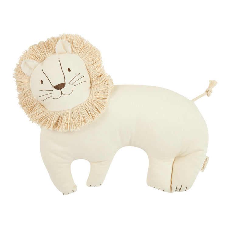 White lion cushion