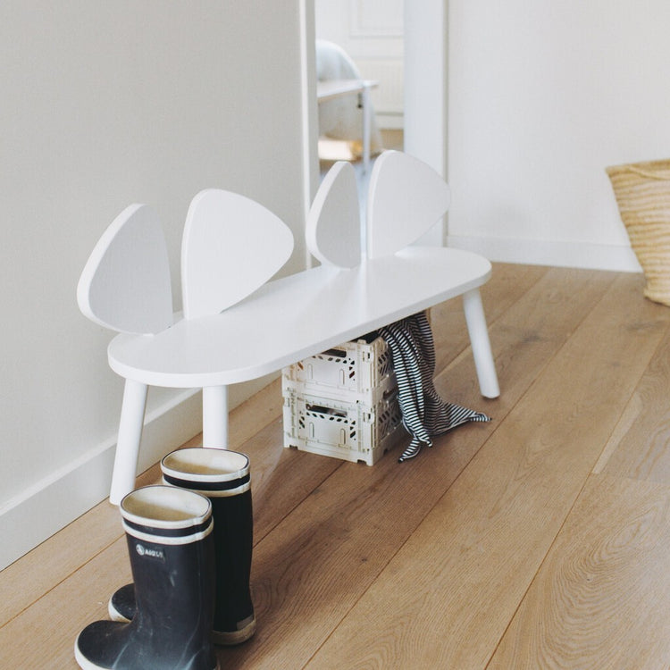 Mouse Bench, White