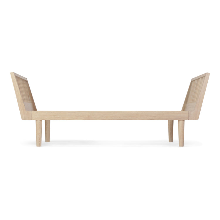 Letto Eli junior 90x160 cm, Olio pigmentato bianco