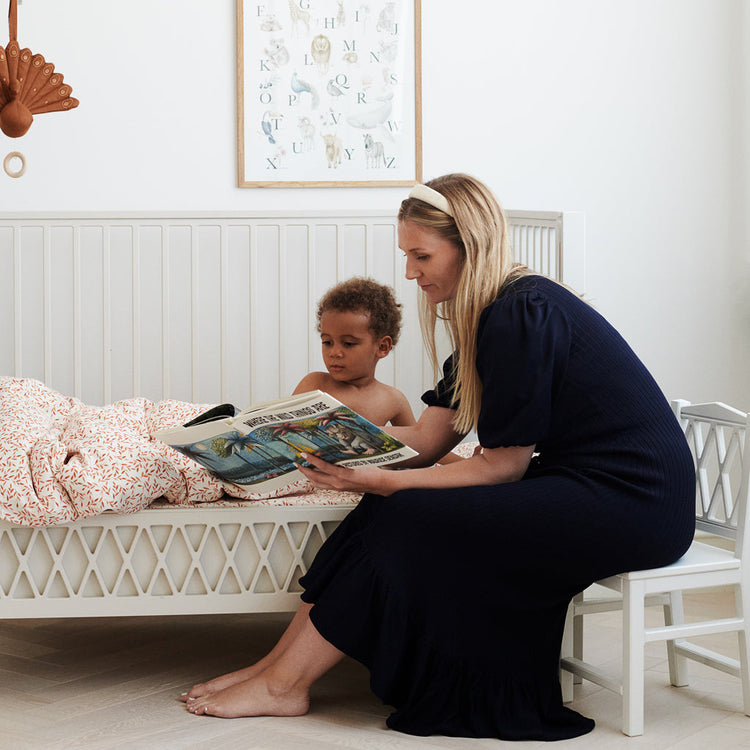 Cam Cam Copenhagen Bedding, junior, 100x140 cm, Caramel leaves