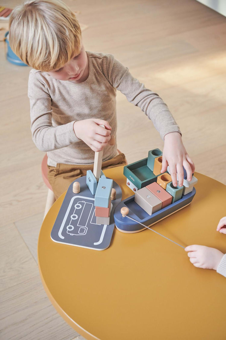 Dots Table, Mustard