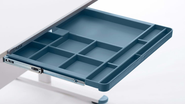 Drawers for Evo desk, Frosty blue