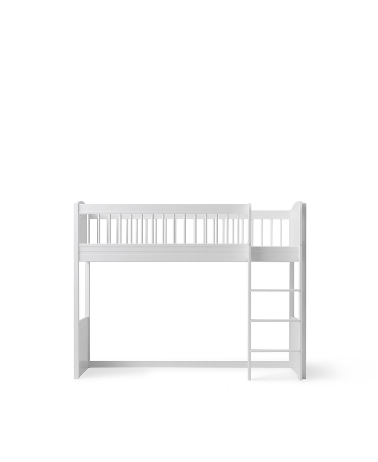 Seaside Lille+ Low loft bed, White