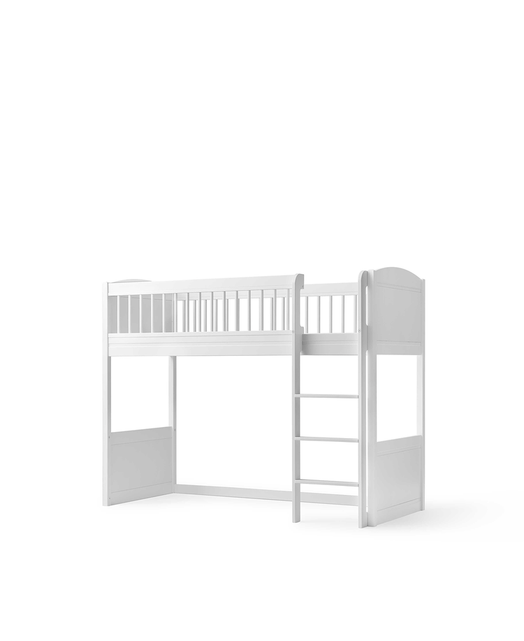 Seaside Lille+ Low loft bed, White