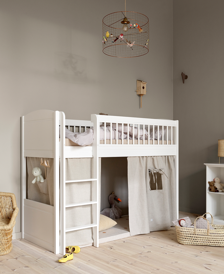 Seaside Lille+ Low loft bed, White