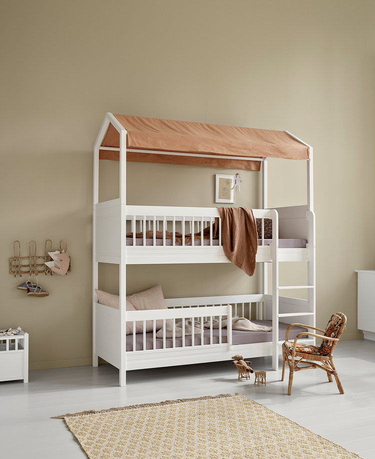 Seaside Lille+ Low bunk bed, White