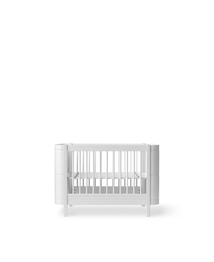 Wood Mini+ Cot, 0-3 years, White/Oak