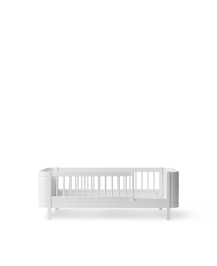 Wood Mini+ Junior Bed, White