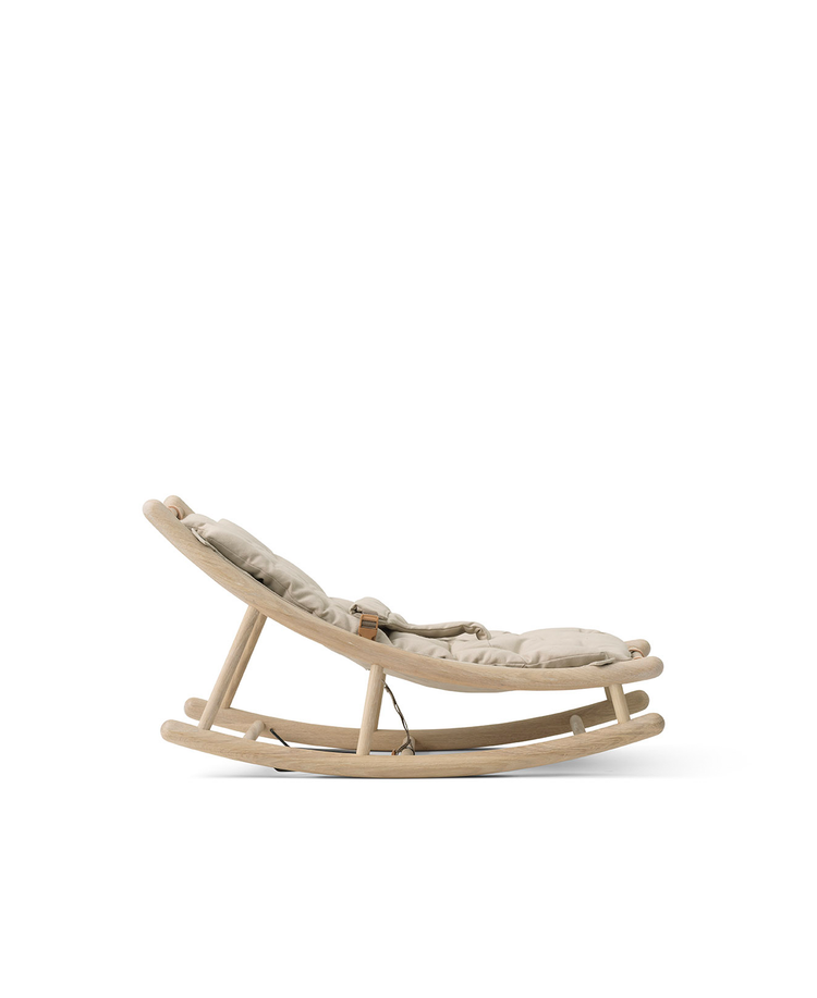 Wood Baby & Toddler Rocker, Oak/Natural