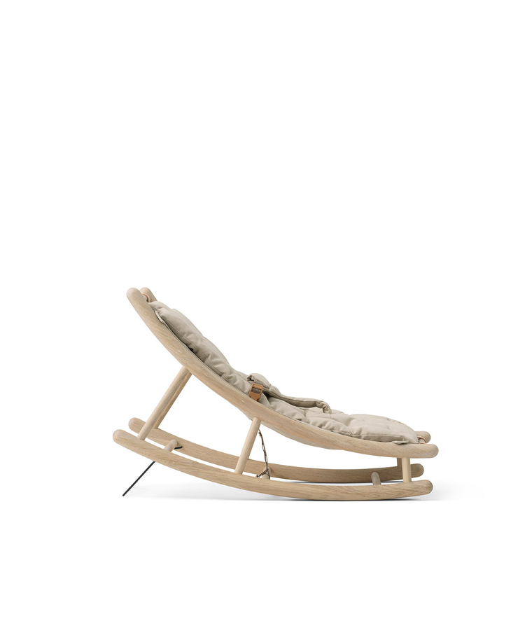 Wood Baby & Toddler Rocker, Oak/Natural